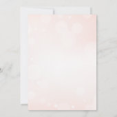 Pastel Roze Parels en Prosecco Vrijgezellenfeest Kaart (Achterkant)