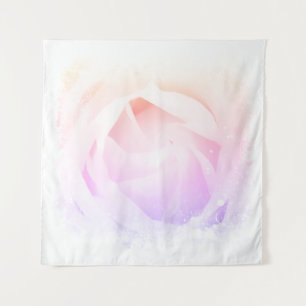 *~* Pastel Roze Perzik Roos Bloem AR8 Wandkleed