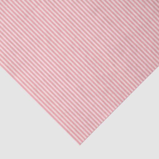 Pastel Roze Pinstripes Tissuepapier (Detail)