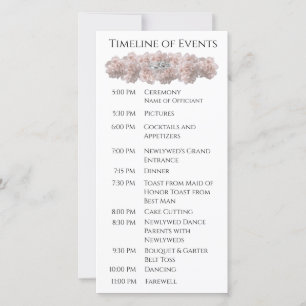 Pastel roze pioen-bruiloft ringen-bruiloft program