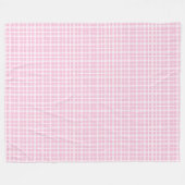 Pastel Roze Plaid Deken Gezellige Tartan Style (Voorkant (Horizontaal))