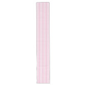 Pastel Roze Plaid Tafel Accent voor Eettafel Lange Tafelloper (Voorkant)