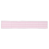Pastel Roze Plaid Tafel Accent voor Eettafel Lange Tafelloper (Horizontaal)