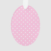 Pastel roze pokkenpatroon ornament (achterkant)