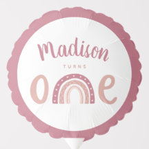 Pastel roze regenboog Jouw naam draait één dag om