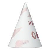 Pastel roze regenboog Jouw naam draait één dag om Feesthoedjes (Links)