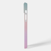 Pastel roze regenboogmonogram simpel Case-Mate iPhone case (Achterkant / Links)