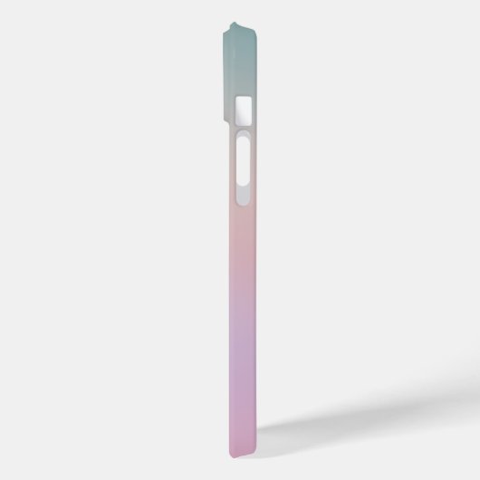 Pastel roze regenboogmonogram simpel Case-Mate iPhone case (Achterkant / Links)