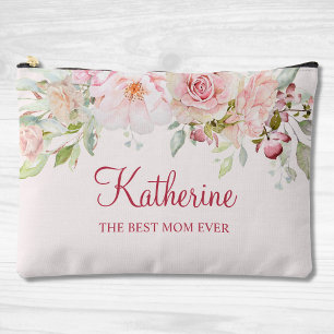 Pastel Roze Roos Bloem Bloemige De Beste Moeder Oo Etui