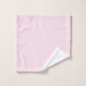 Pastel Roze Roos Effen Kleur Bad Handdoek (Wasdoekje)