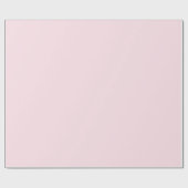 Pastel Roze Roos Effen Kleur Cadeaupapier (Vlak)