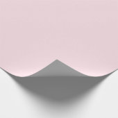 Pastel Roze Roos Effen Kleur Cadeaupapier (Hoek)