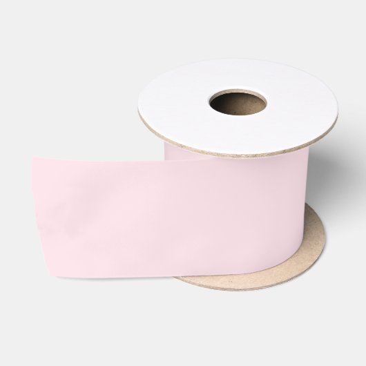 Pastel Roze Roos Effen Kleur Satijnen Lint (Spoel)
