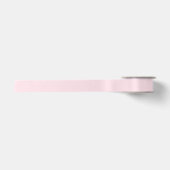 Pastel Roze Roos Effen Kleur  Satijnen Lint (Voorkant)