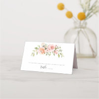 Pastel Roze Rose Bloemen Moderne Botanische Huweli