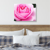 Pastel Roze Rose Canvas Print (Insitu (Slaapkamer))