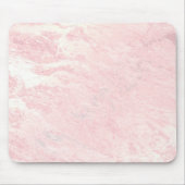 Pastel Roze Roze Goud Stone Blush Marble Muismat (Voorkant)
