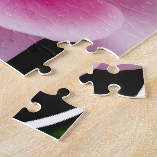 Pastel Roze Roze Puzzle Legpuzzel (Zijkant)