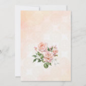 Pastel roze roze rozen met Marokkaanse lantaarns Kaart (Achterkant)