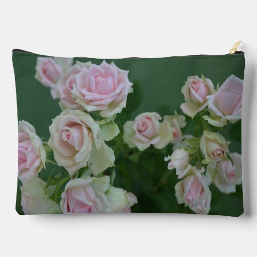 Pastel roze rozen esthetisch etui (Achterkant)