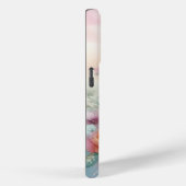  Pastel Roze Rozen met Vlinder Case-Mate iPhone Case (Achterkant / Rechts)