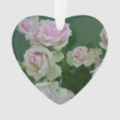 Pastel roze rozen ornament (achterkant)