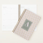 Pastel Roze Schelp Bloem Motief Persoonlijk Planner (Display)