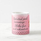 Pastel Roze Shiba Inu Mok – Aangepaste Foto & Naam (Center)