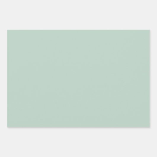 Pastel Roze Sinaasappel Groene Wrapping Paper Shee (Voorkant 3)