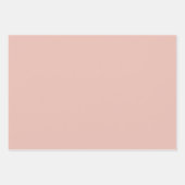 Pastel Roze Sinaasappel Groene Wrapping Paper Shee (Voorkant)