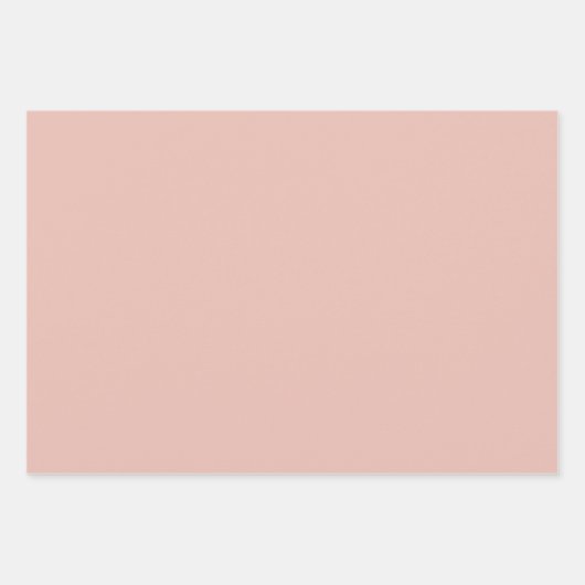 Pastel Roze Sinaasappel Groene Wrapping Paper Shee (Voorkant)