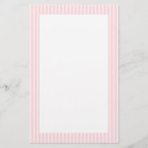 Pastel roze Snoepjes strepen. Briefpapier