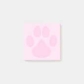 Pastel Roze spoel Dierbedekking 3x3 Post-it® Notes (Voorkant)