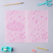 Pastel Roze Stippen Craft Hand Made of Dank u Tissuepapier (Craft)