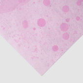 Pastel Roze Stippen Craft Hand Made of Dank u Tissuepapier (Detail)