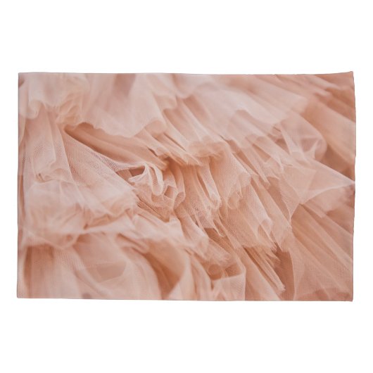 Pastel roze stof: elegante texturen. kussensloop (Achterkant)