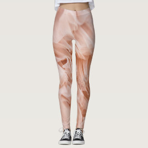 Pastel roze stof: elegante texturen. leggings