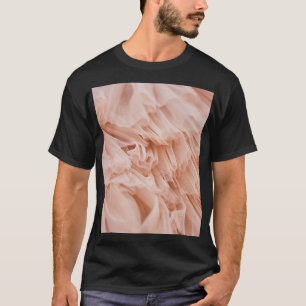 Pastel roze stof: elegante texturen. t-shirt