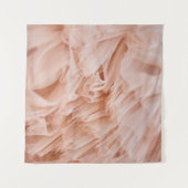 Pastel Roze Stof: Elegante Texturen. Wandkleed (Voorkant (horizontaal))