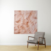 Pastel Roze Stof: Elegante Texturen. Wandkleed (In Situ (horizontaal))
