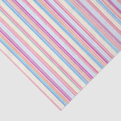 Pastel Roze Strepen Tissuepapier (Detail)