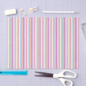 Pastel Roze Strepen Tissuepapier (Craft)