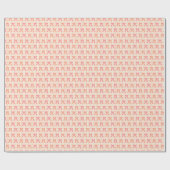 Pastel roze strikken en linten cadeaupapier (Vlak)