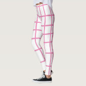 Pastel Roze Stripe Leggings (Links)