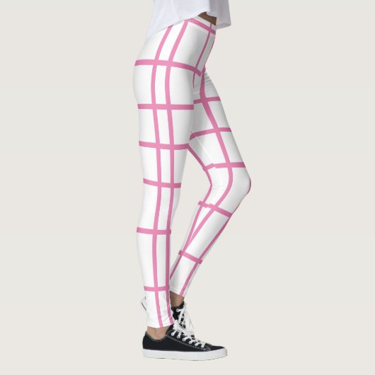Pastel Roze Stripe Leggings (Rechts)
