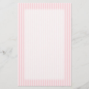 Pastel roze stripes. briefpapier