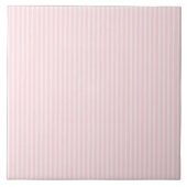 Pastel roze stripes. tegeltje (Voorkant)