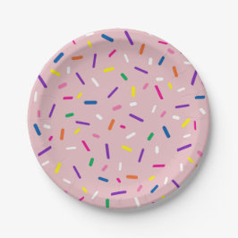 Pastel Roze Strooipapieren Bord