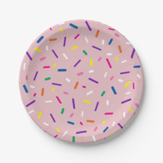 Pastel Roze Strooipapieren Bord