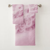 Pastel Roze Swirl Abstract Bad Handdoek (Insitu)